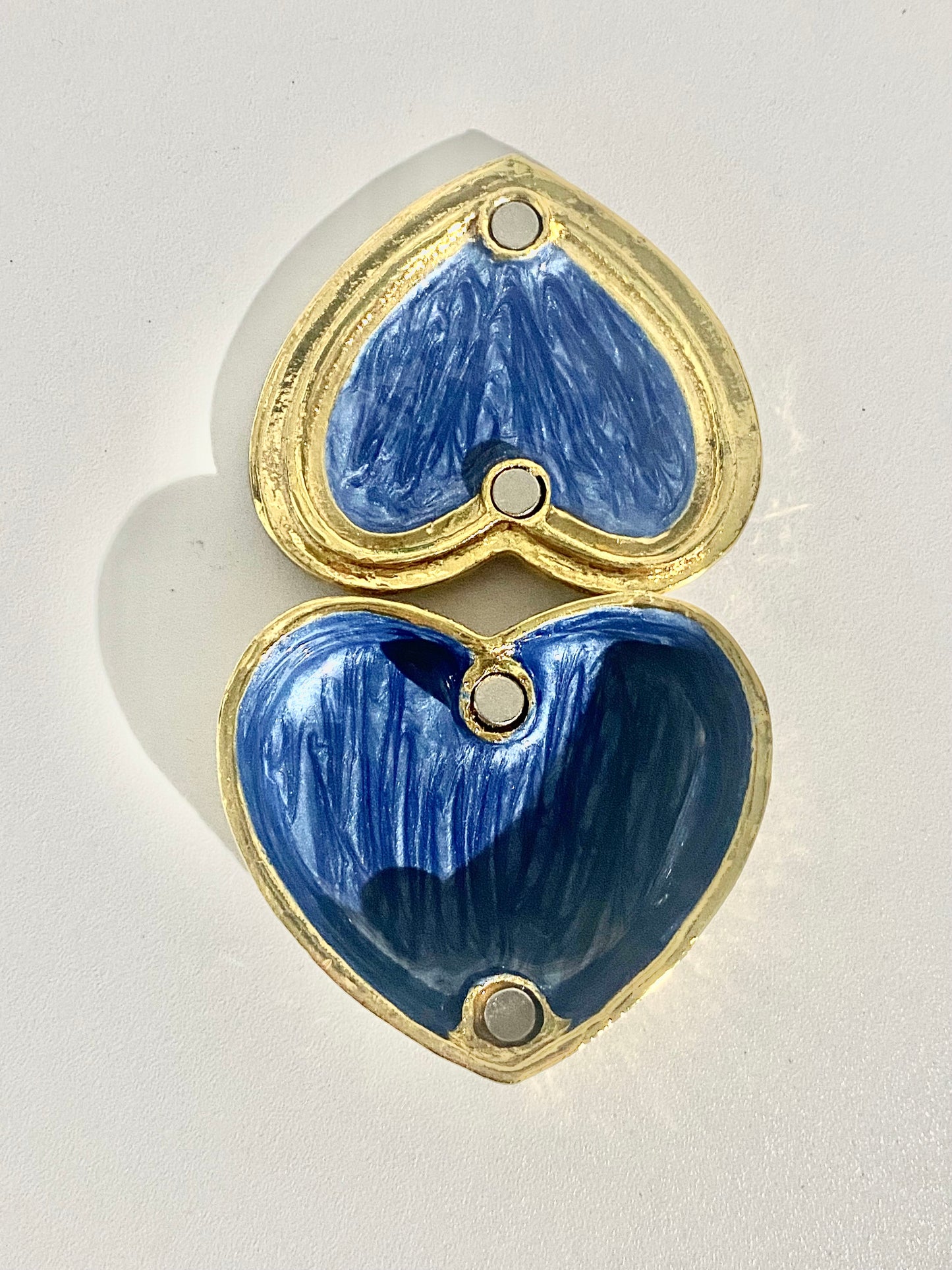 Sapphire Heart Trinket Box