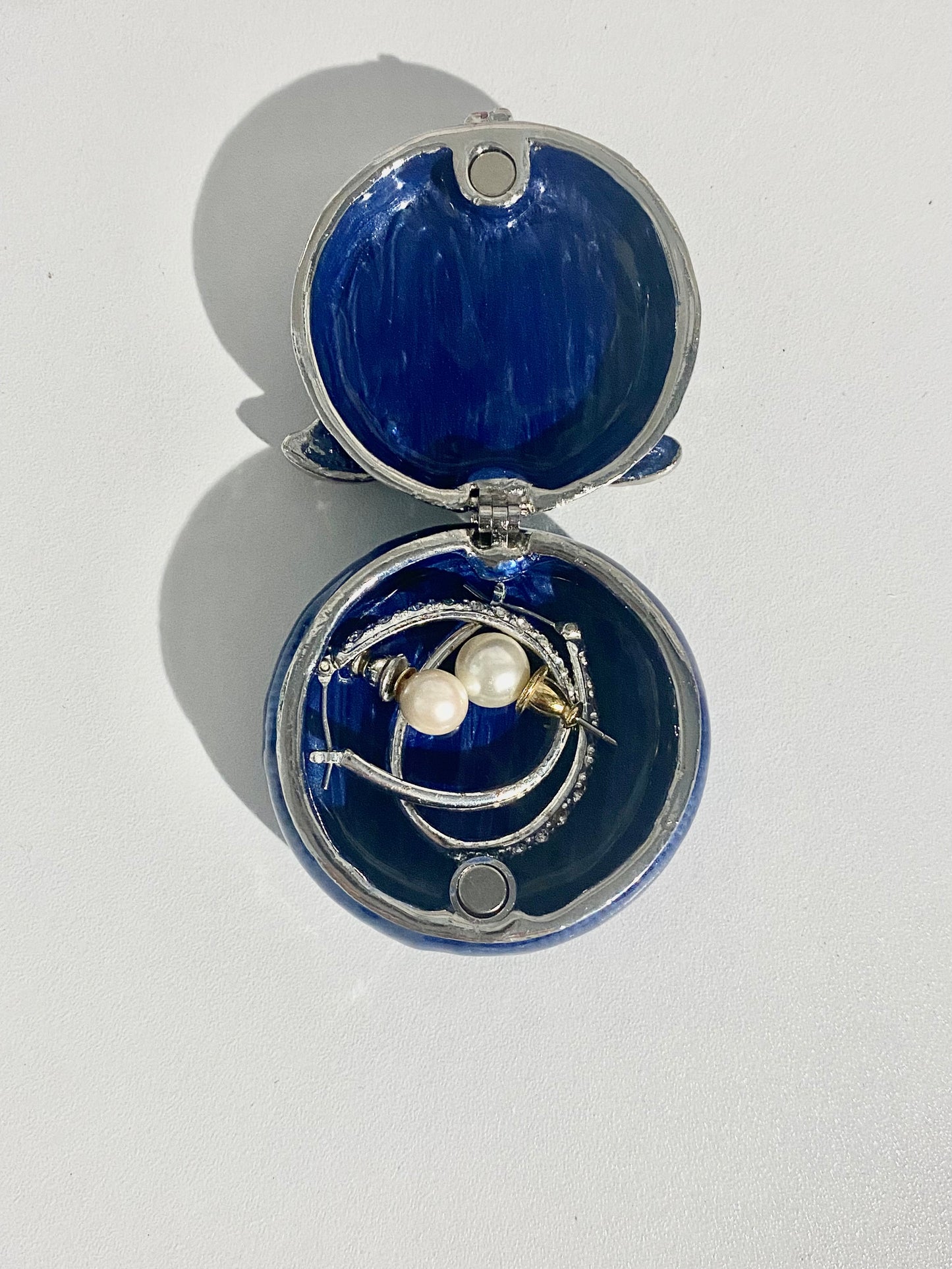 Blue Dragonfly Trinket Box