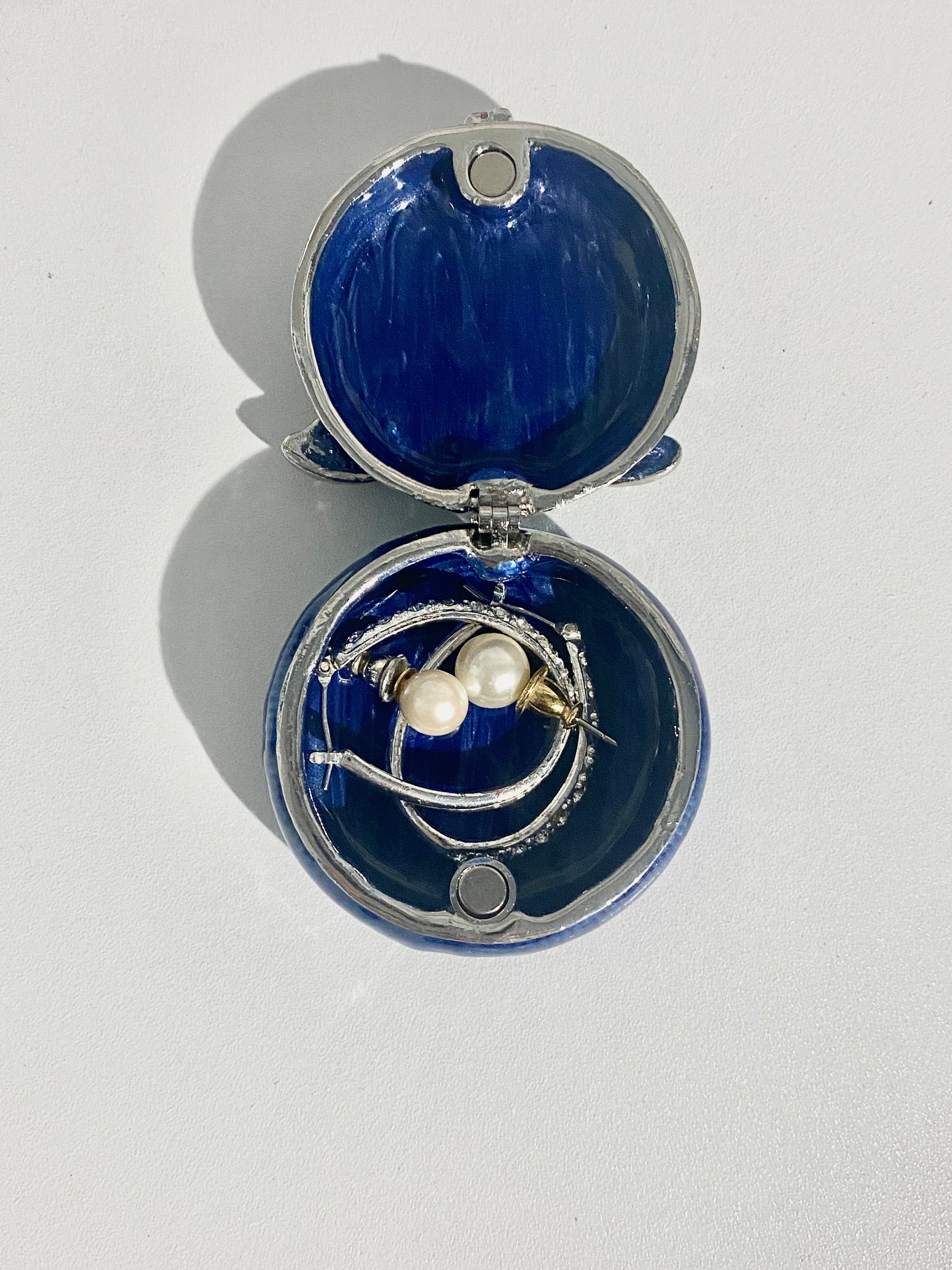 Blue Dragonfly Trinket Box