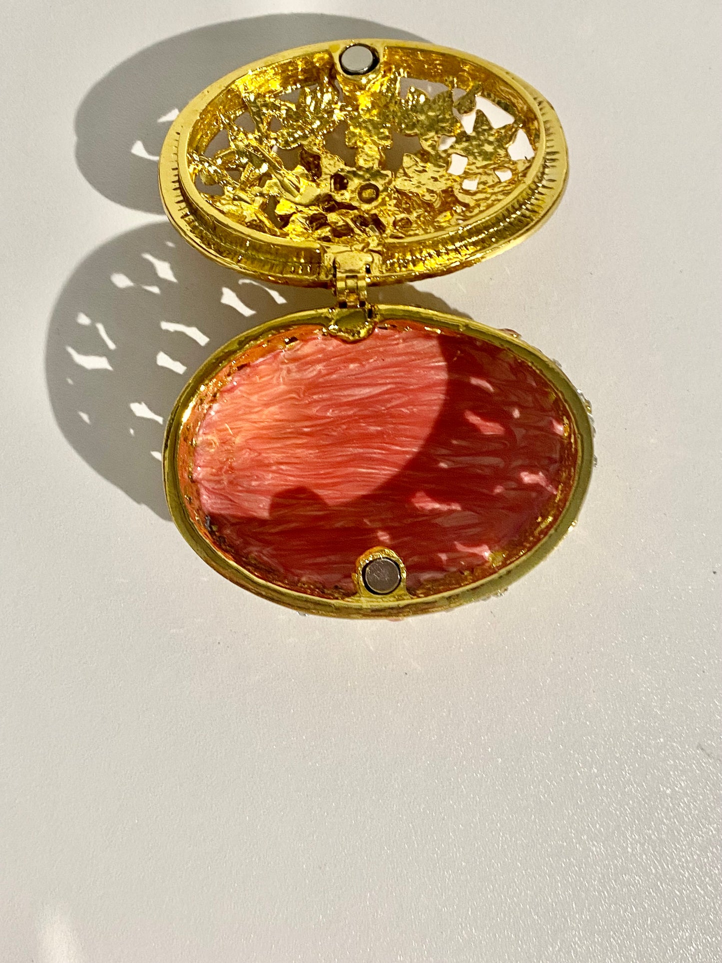 Vintage Butterfly Trinket Box