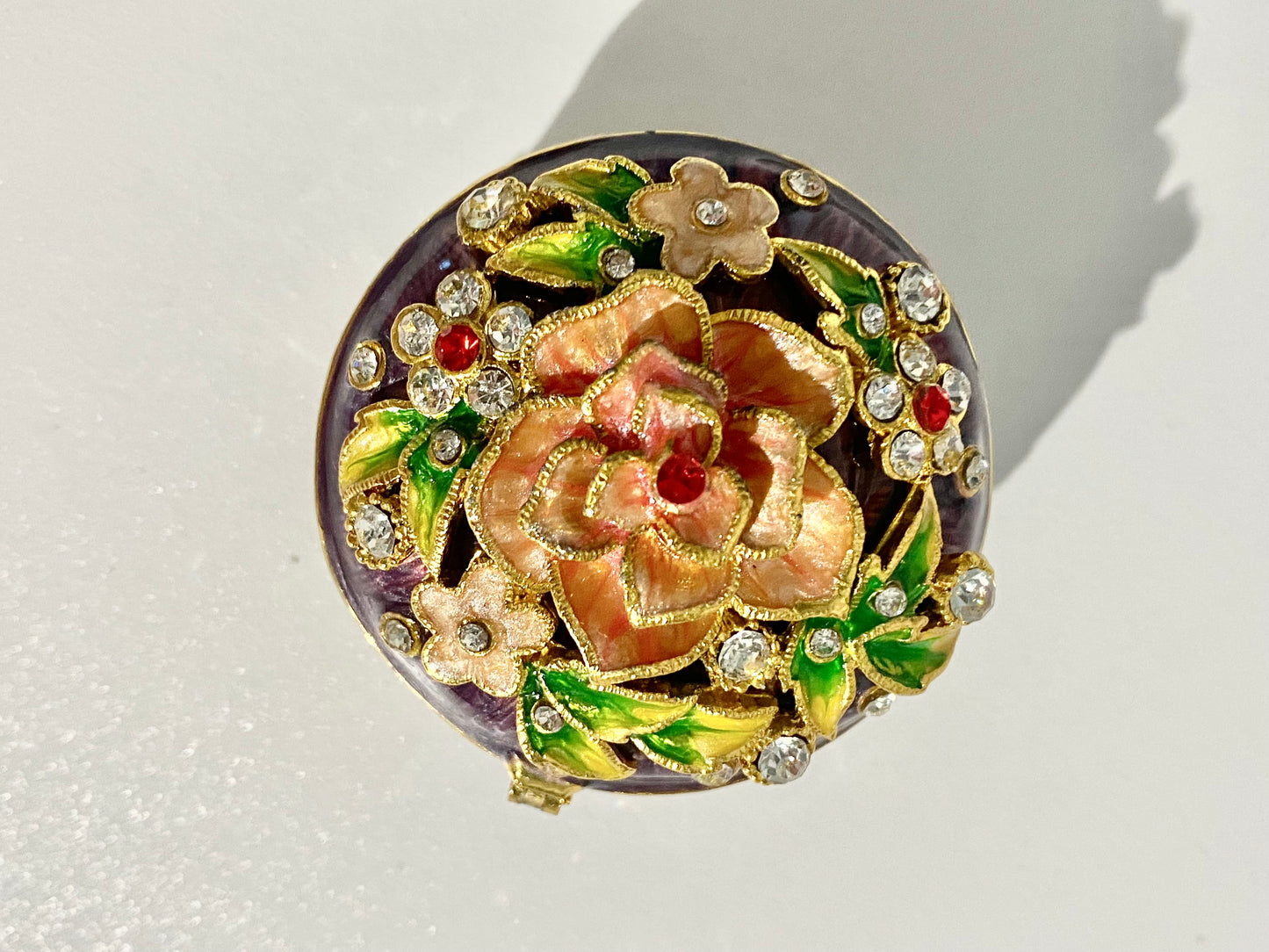 Colorful Flower Trinket Box