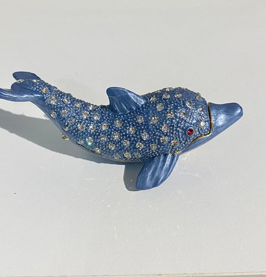 dolphin trinket box