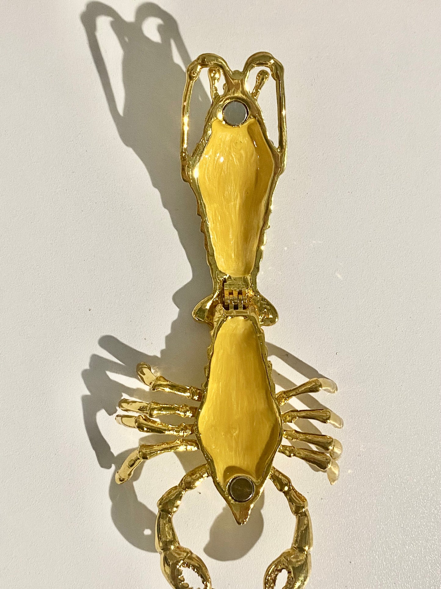 Gold Lobster Trinket Box