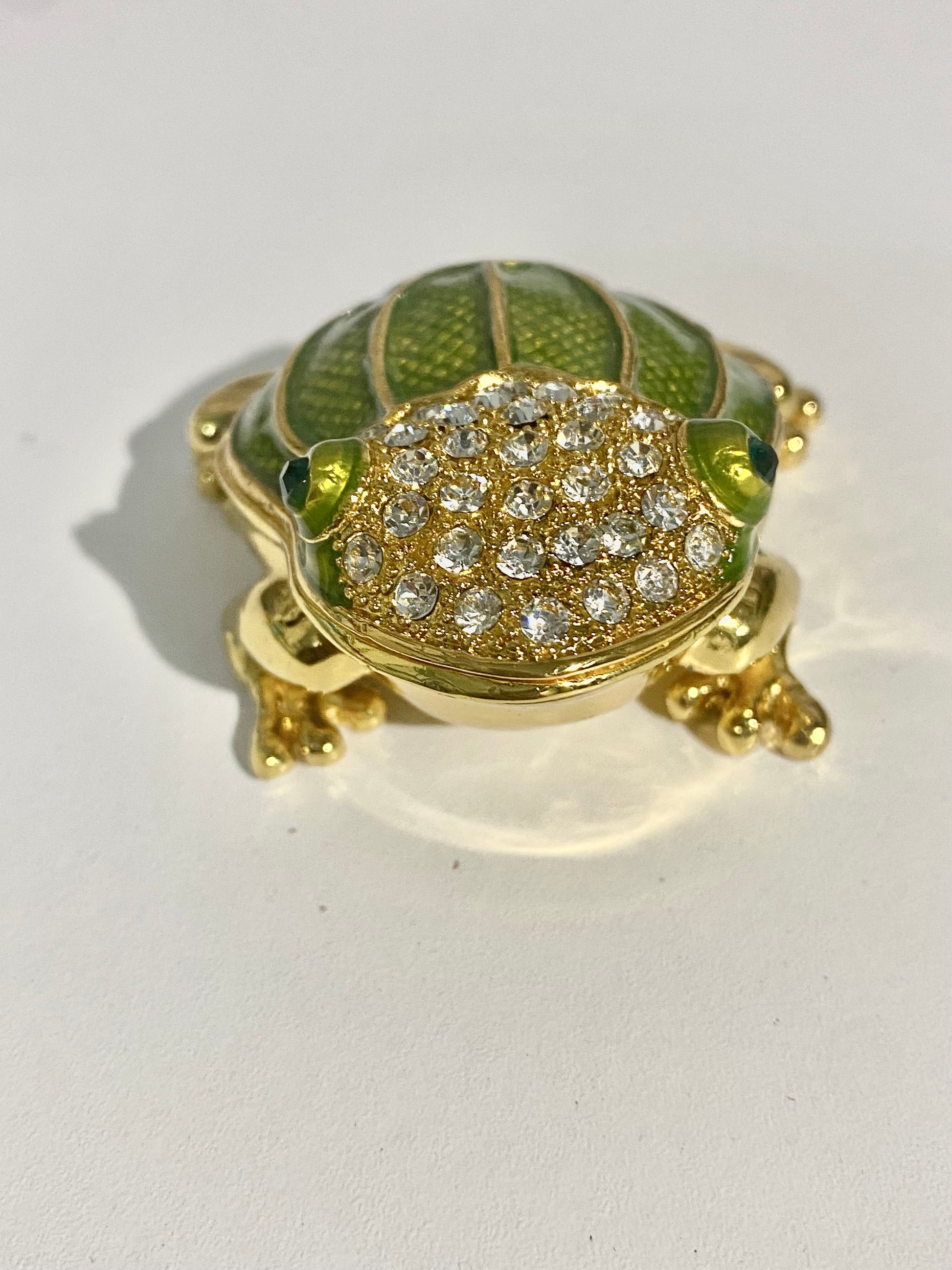 Emerald Toad Trinket Box