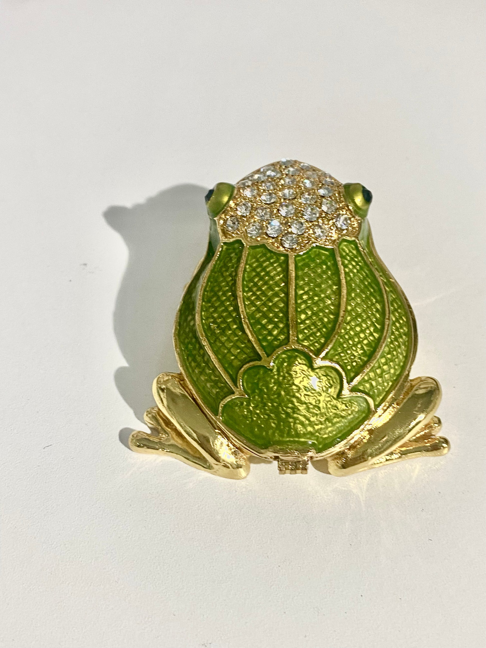 Emerald Toad Trinket Box