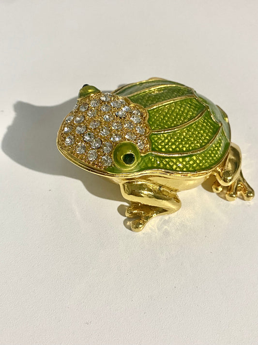 Emerald Toad Trinket Box