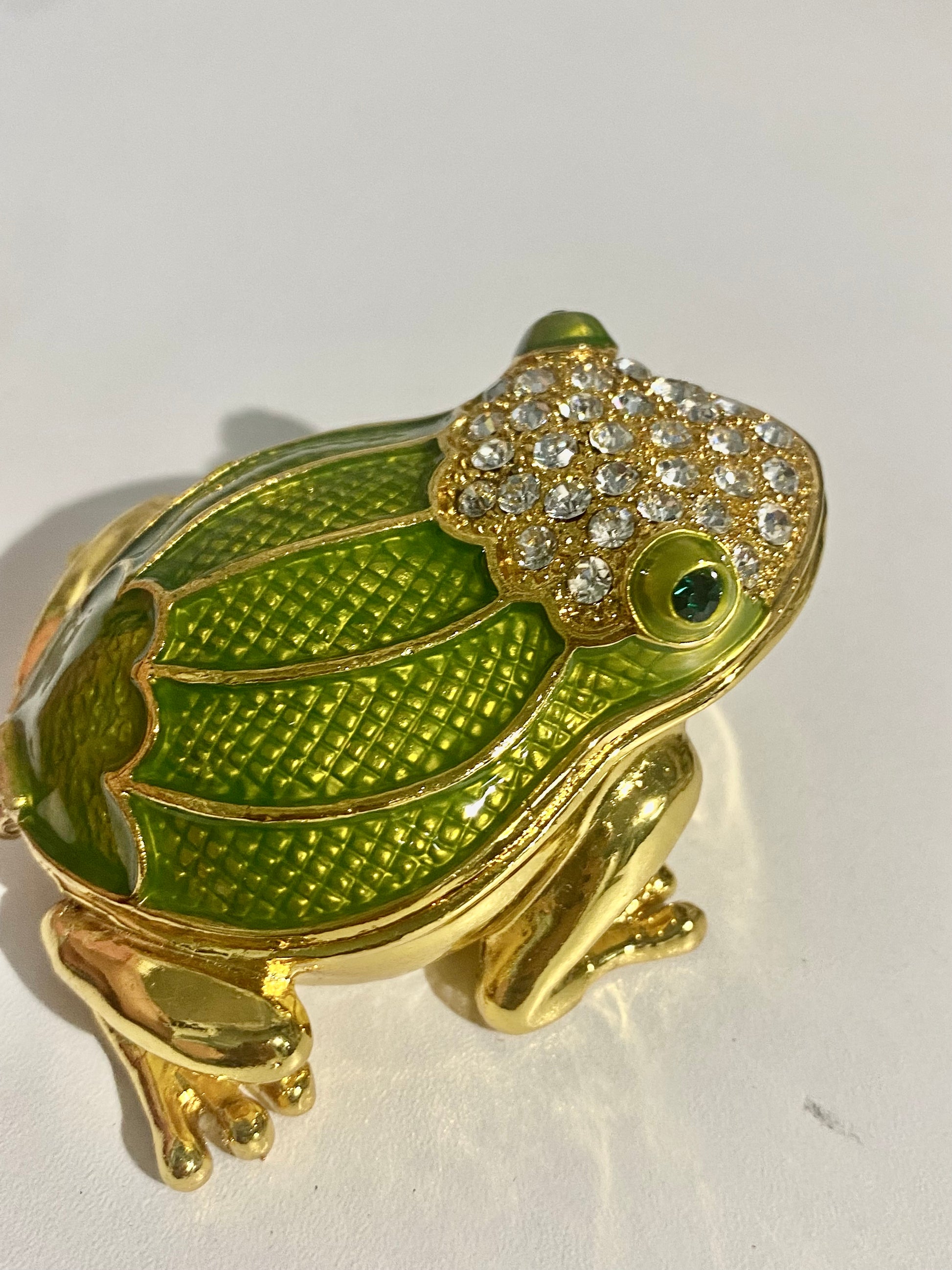 Emerald Toad Trinket Box