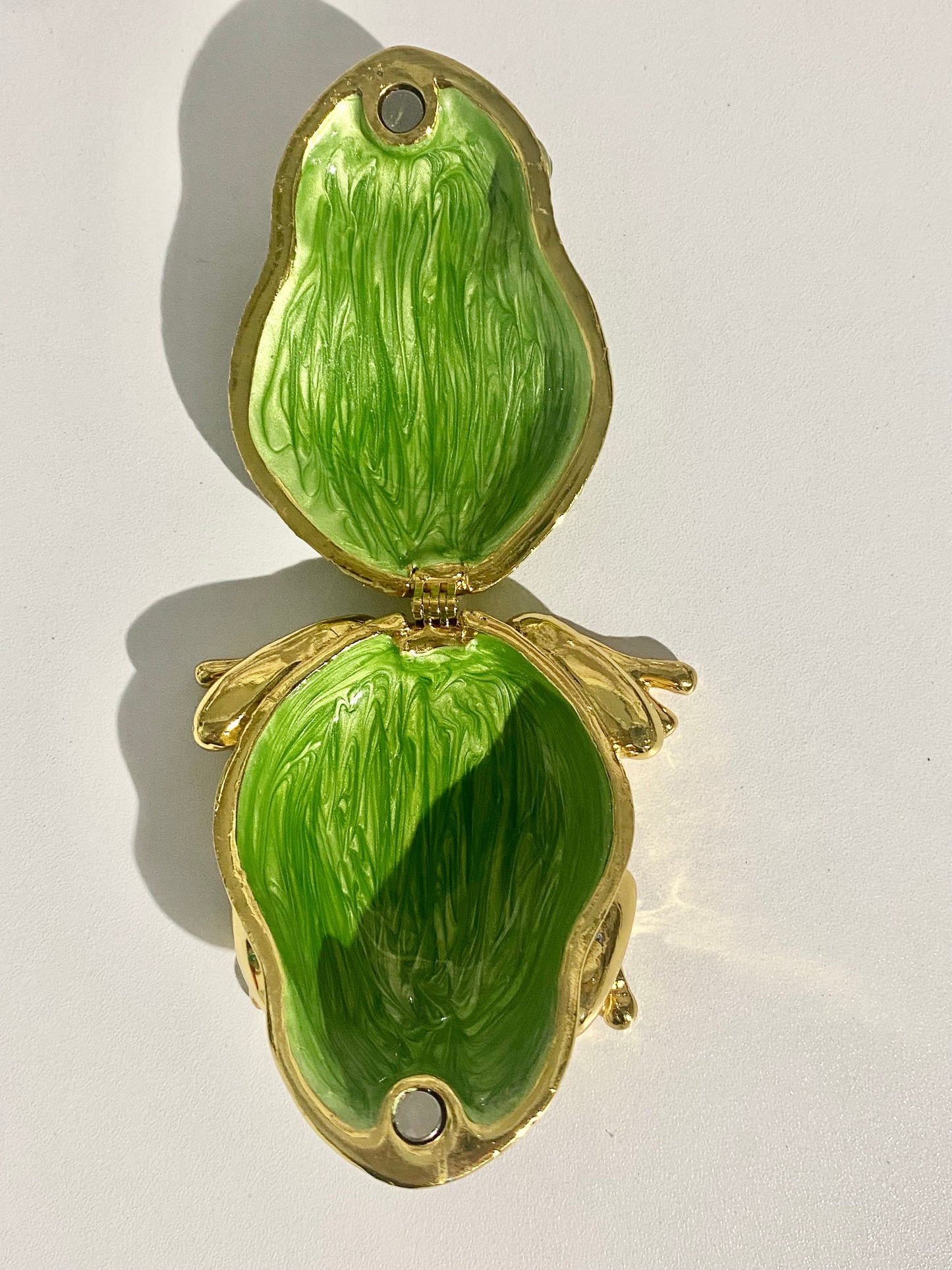 Emerald Toad Trinket Box