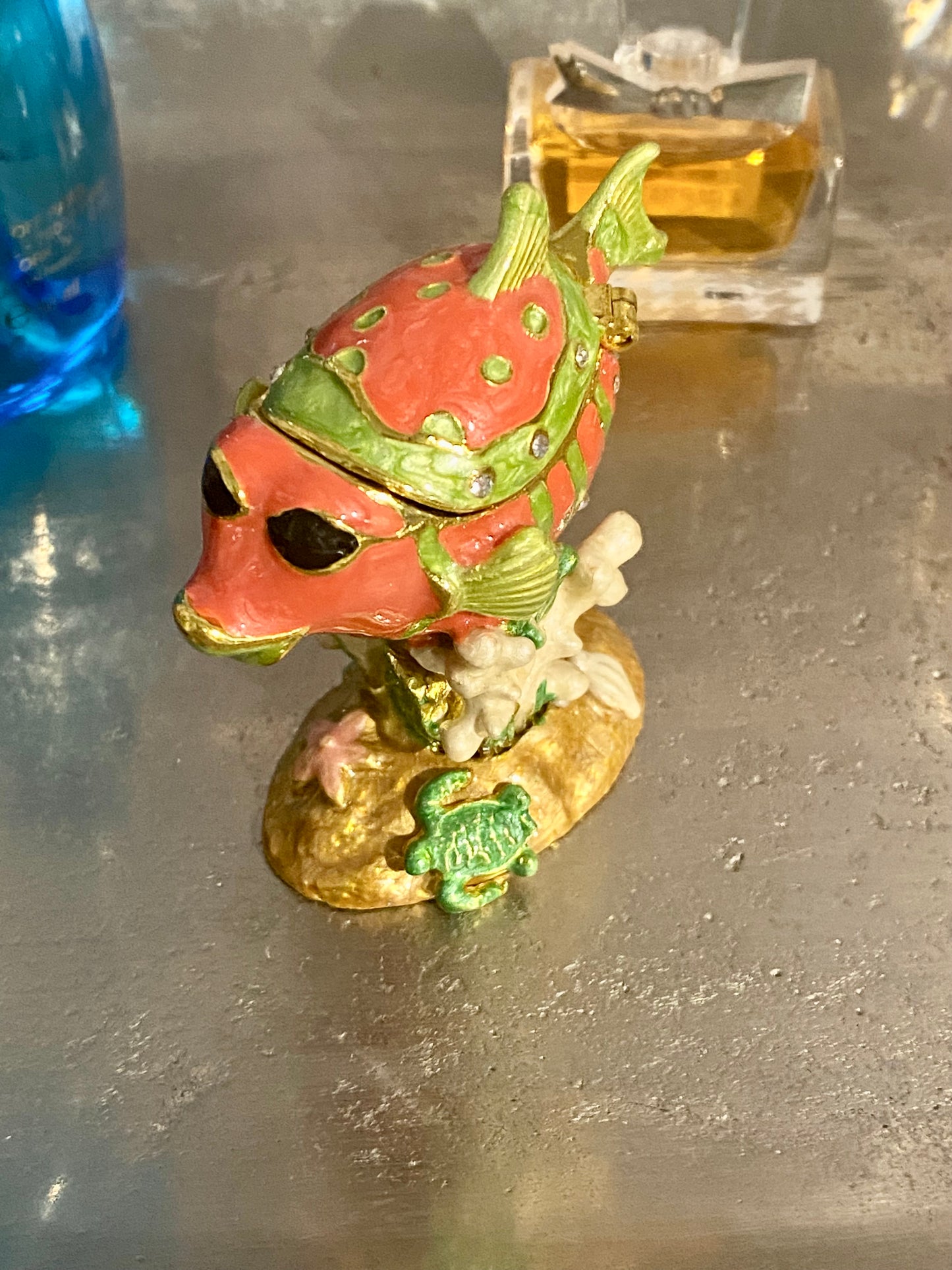 Kissing Fish Trinket Box