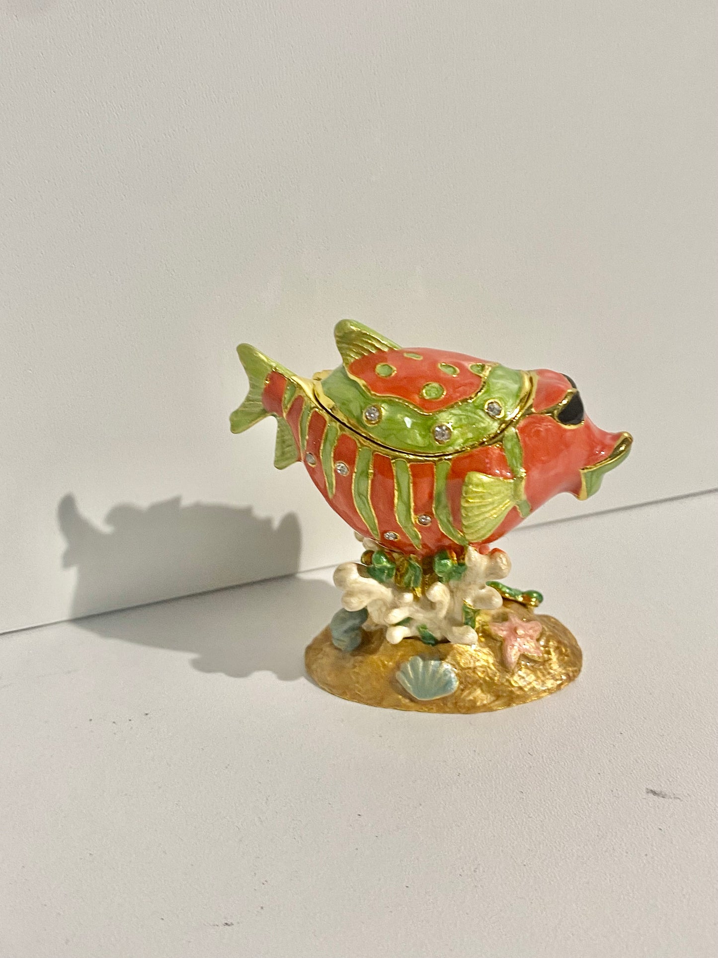 Kissing Fish Trinket Box