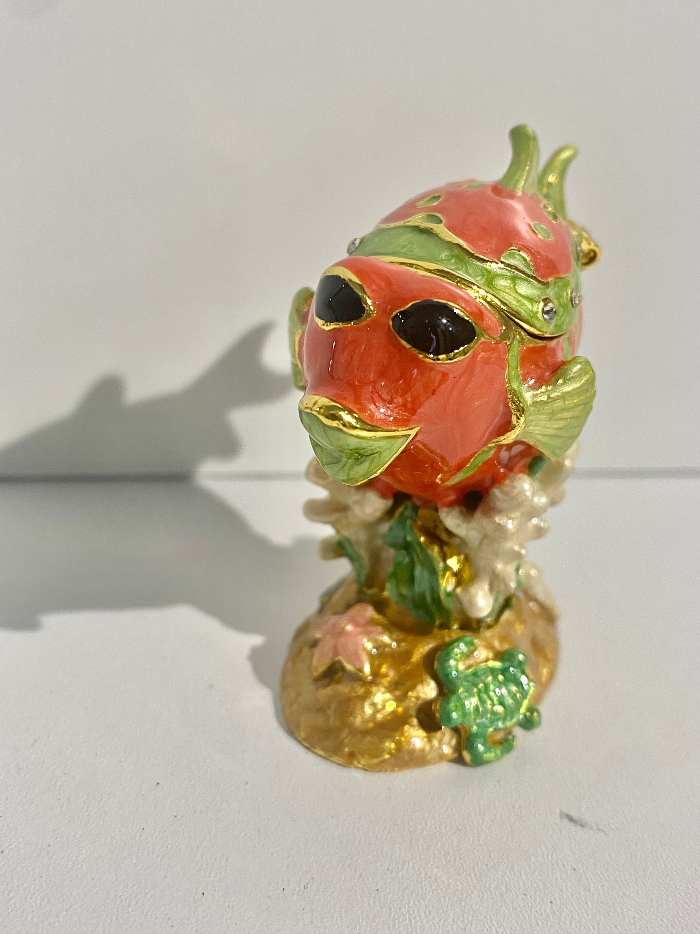 Kissing Fish Trinket Box