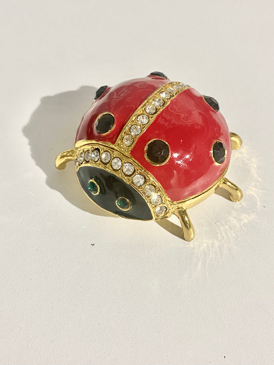 Lady Bug Trinket Box