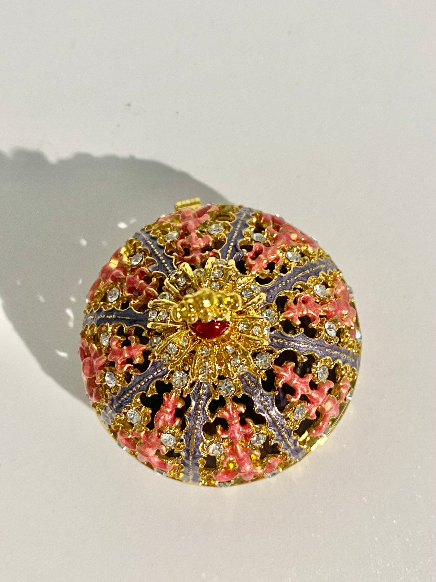 Vintage Crown Trinket Box