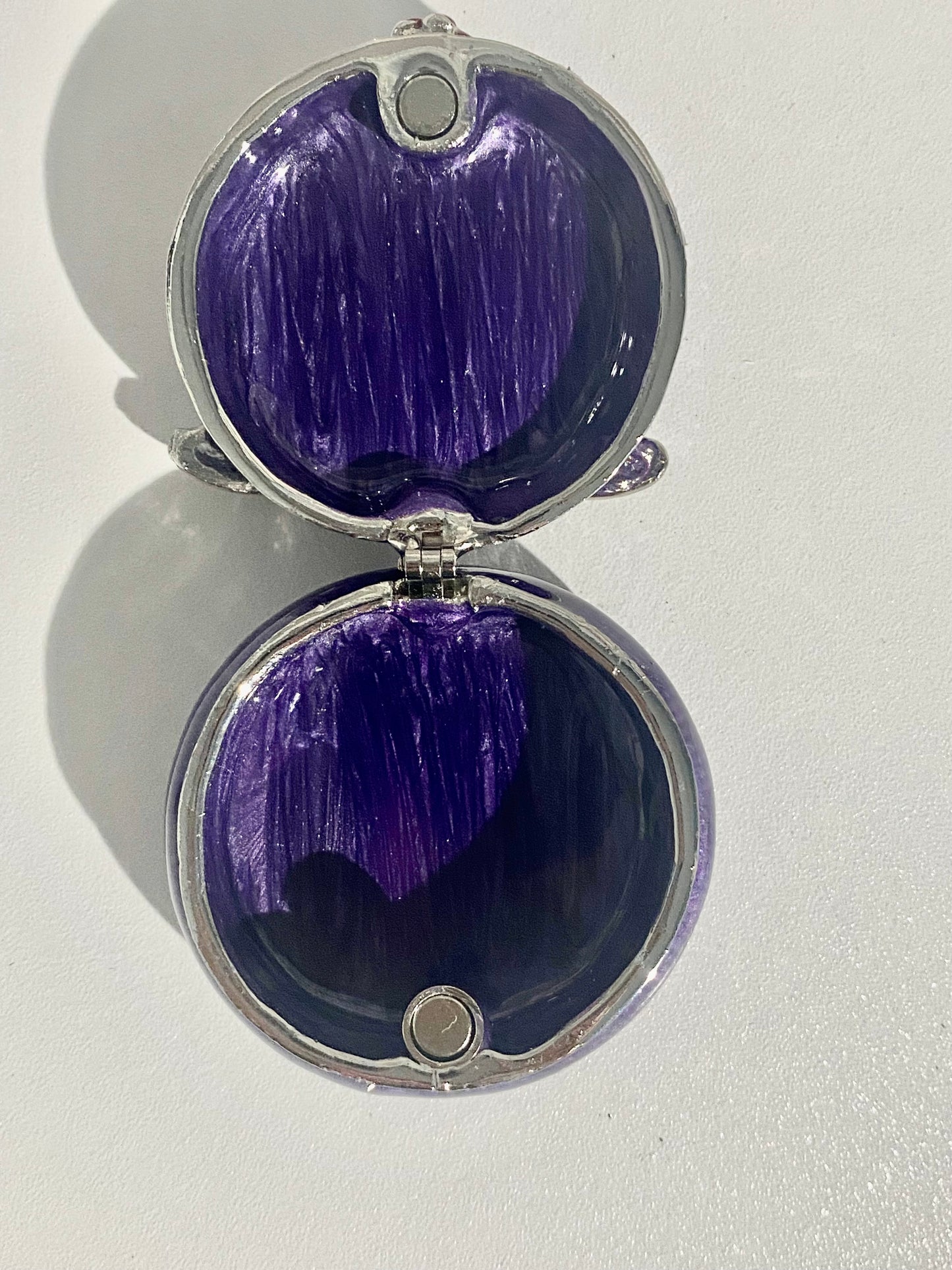 Purple Dragonfly Trinket Box