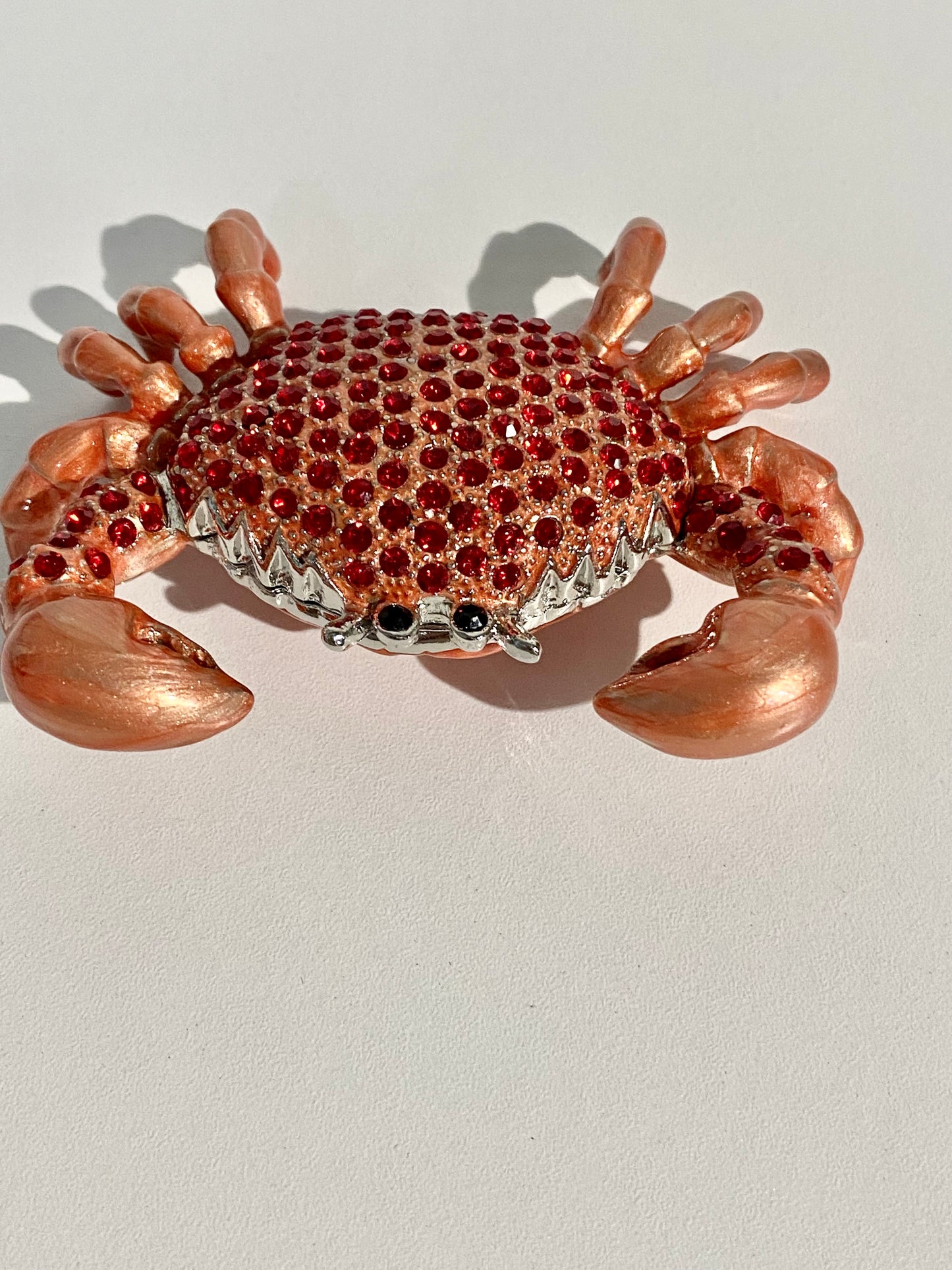 Red and Ruby Crab Trinket Box