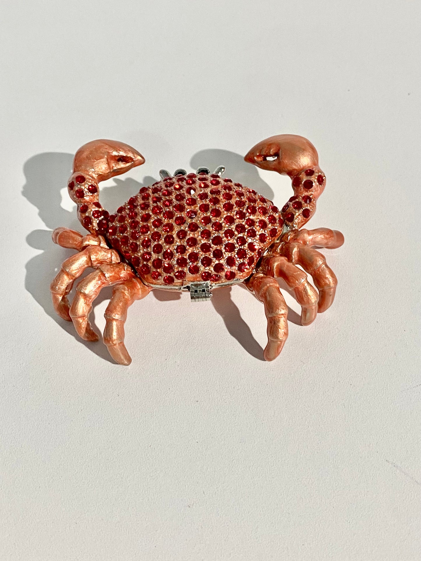 Red and Ruby Crab Trinket Box