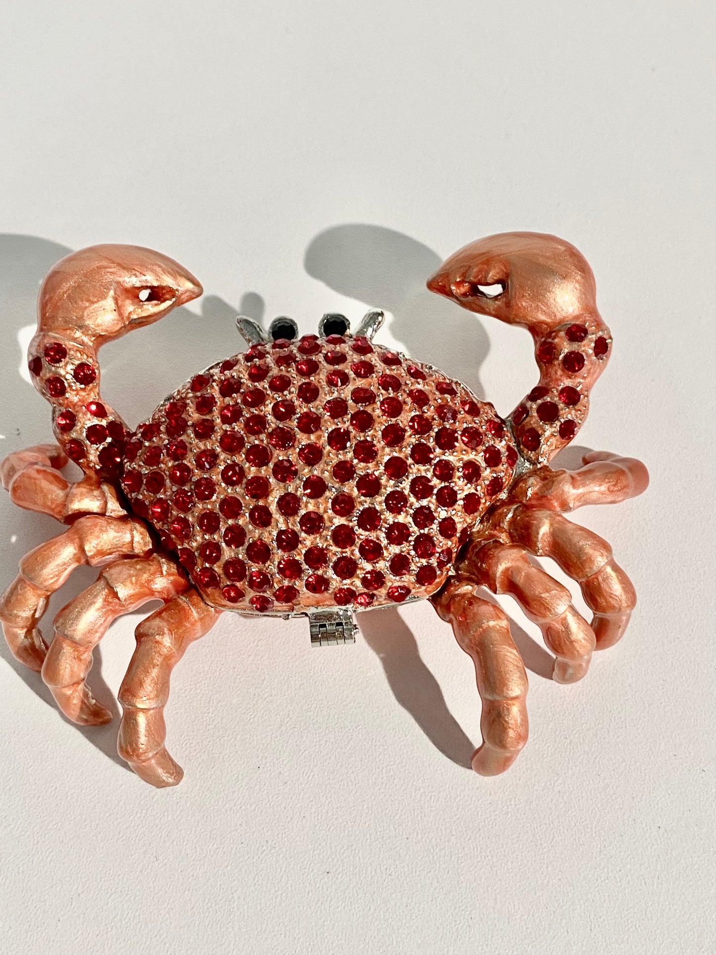 Red and Ruby Crab Trinket Box