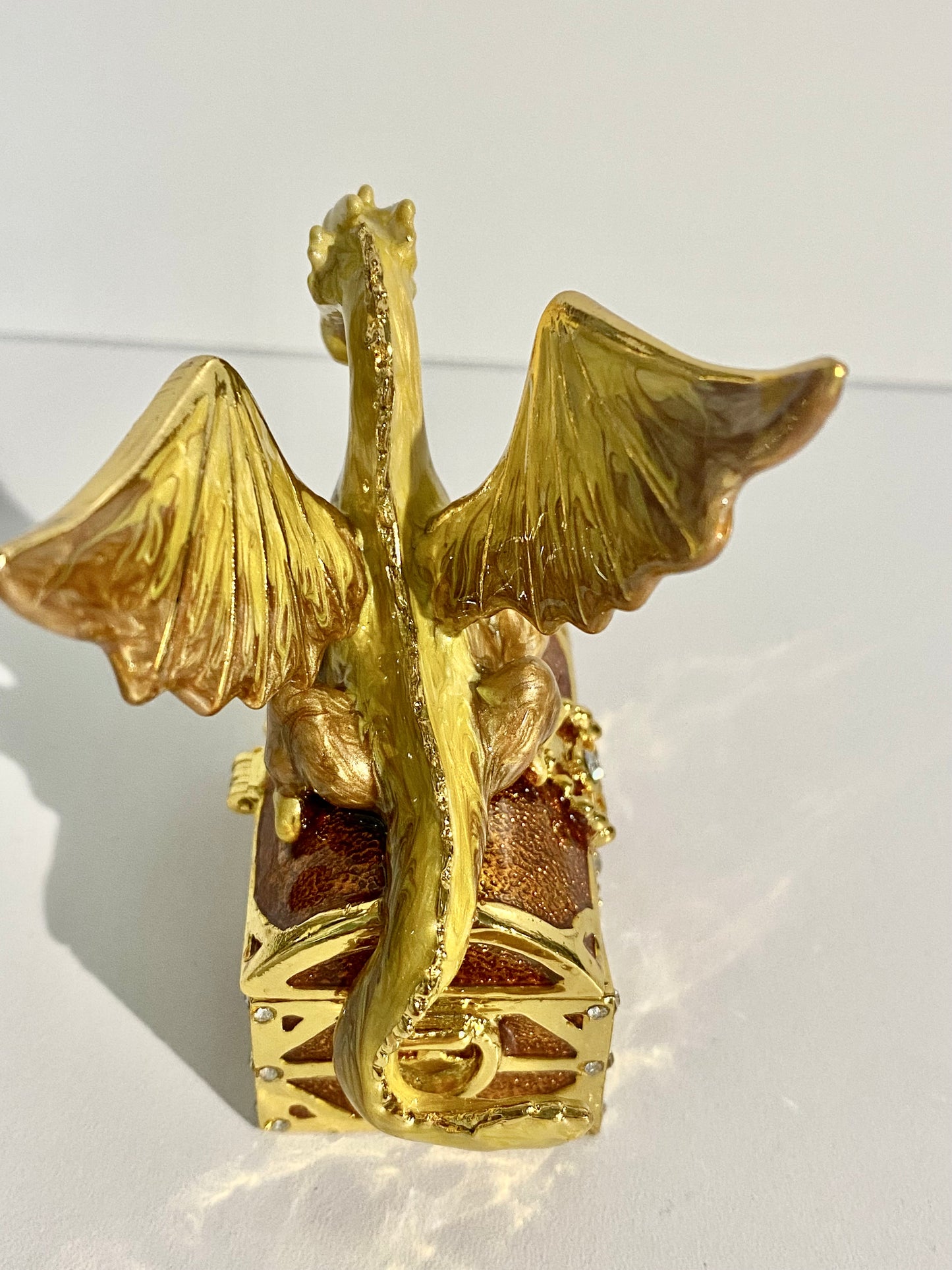 Gold Dragon Trinket Box
