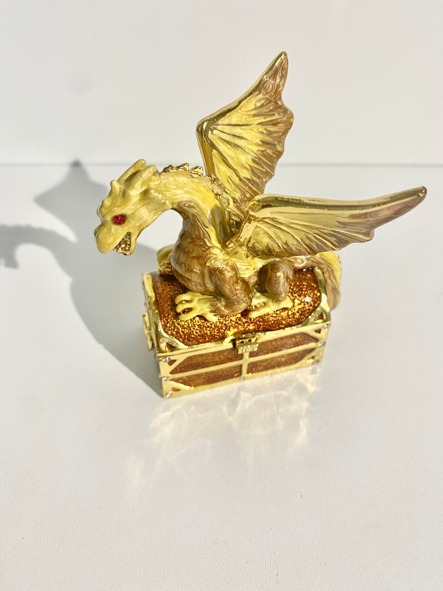 Gold Dragon Trinket Box