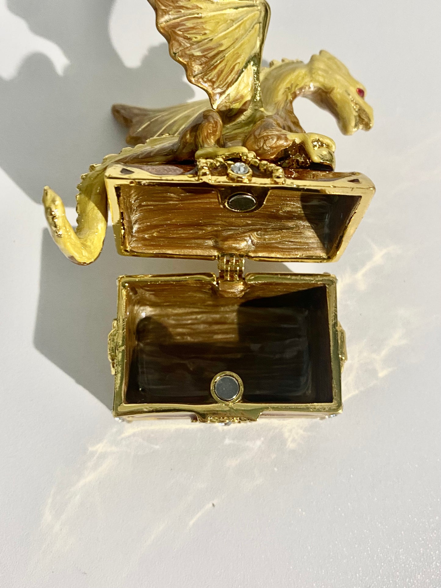 Gold Dragon Trinket Box