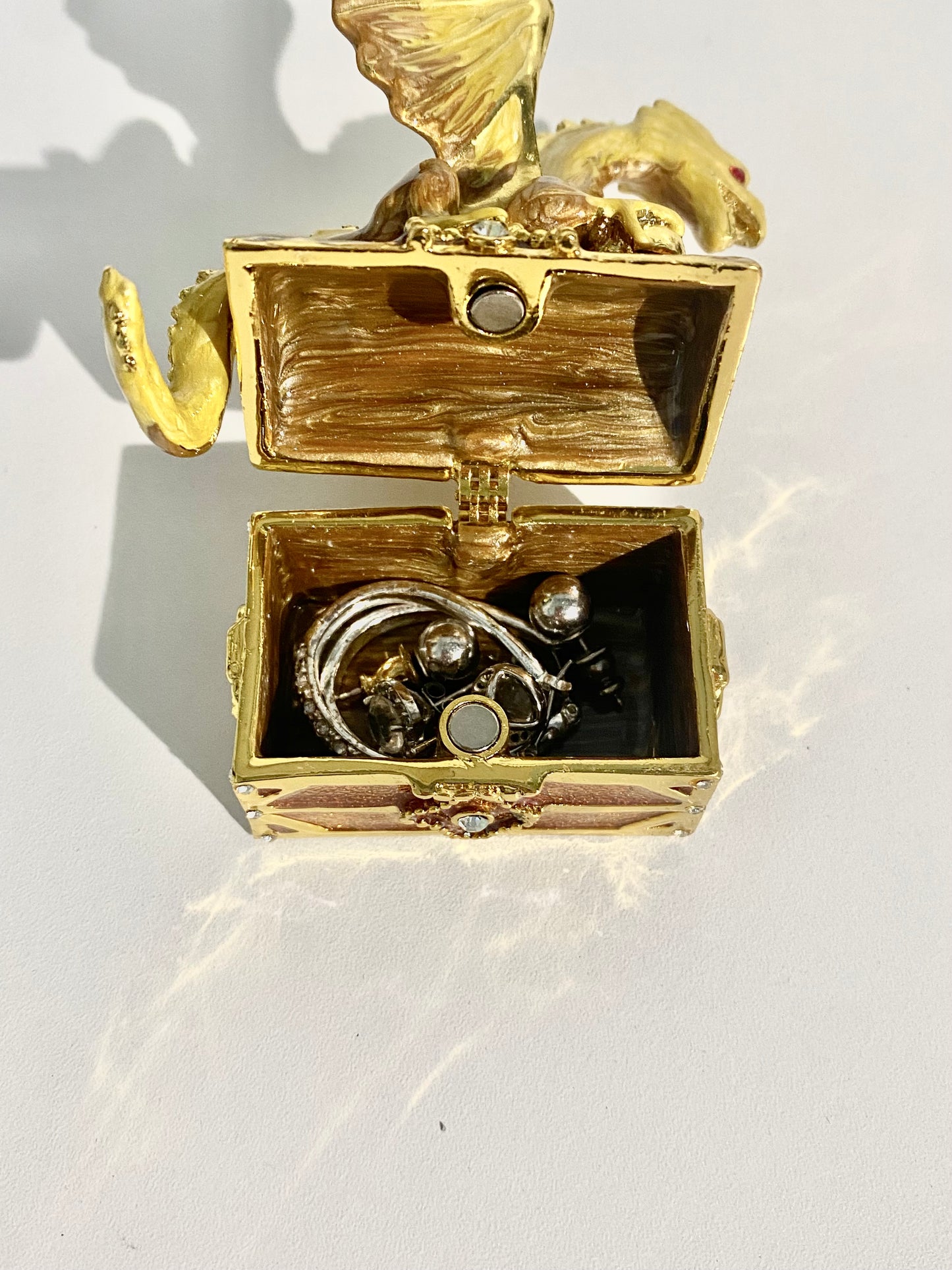 Gold Dragon Trinket Box