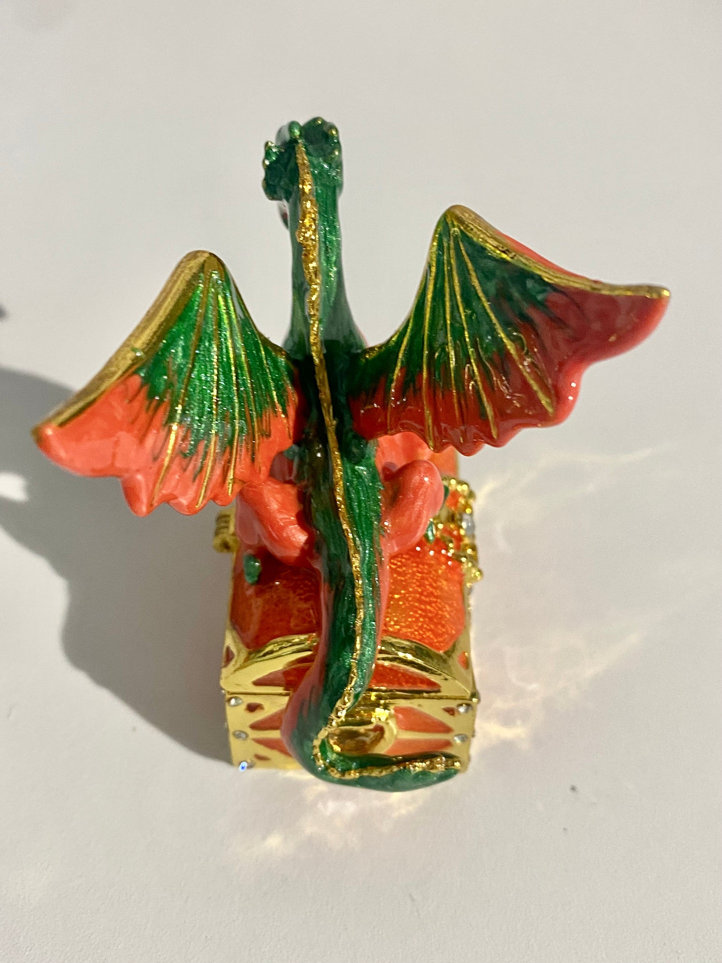 Green Dragon Trinket Box