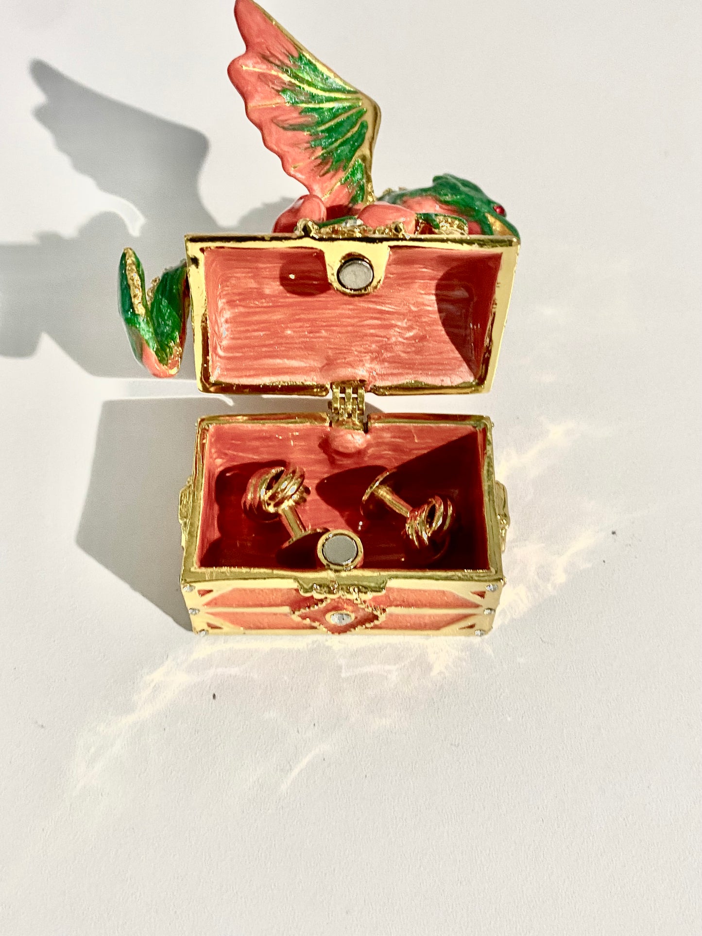 Green Dragon Trinket Box