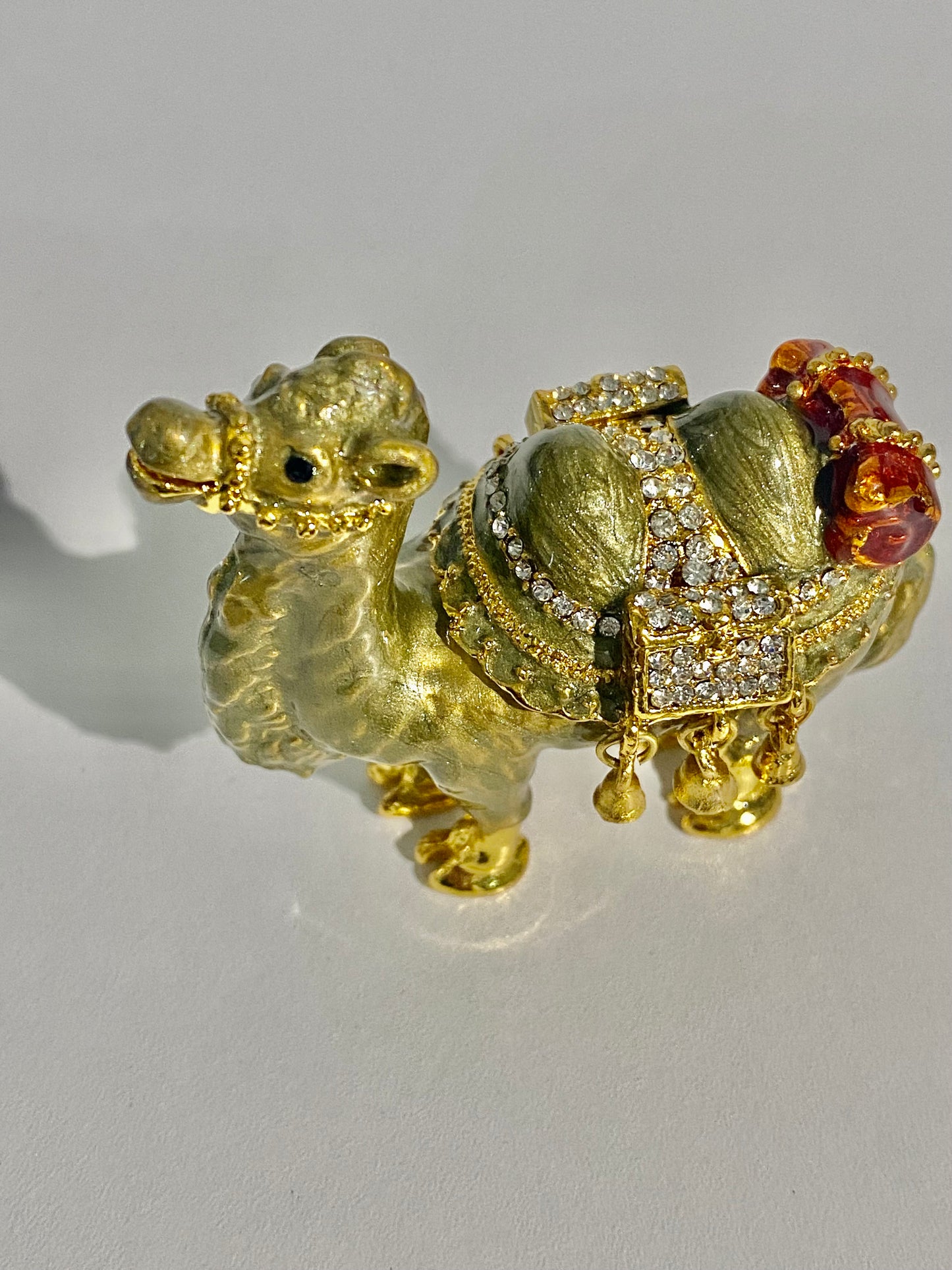 Golden Camel Trinket Box