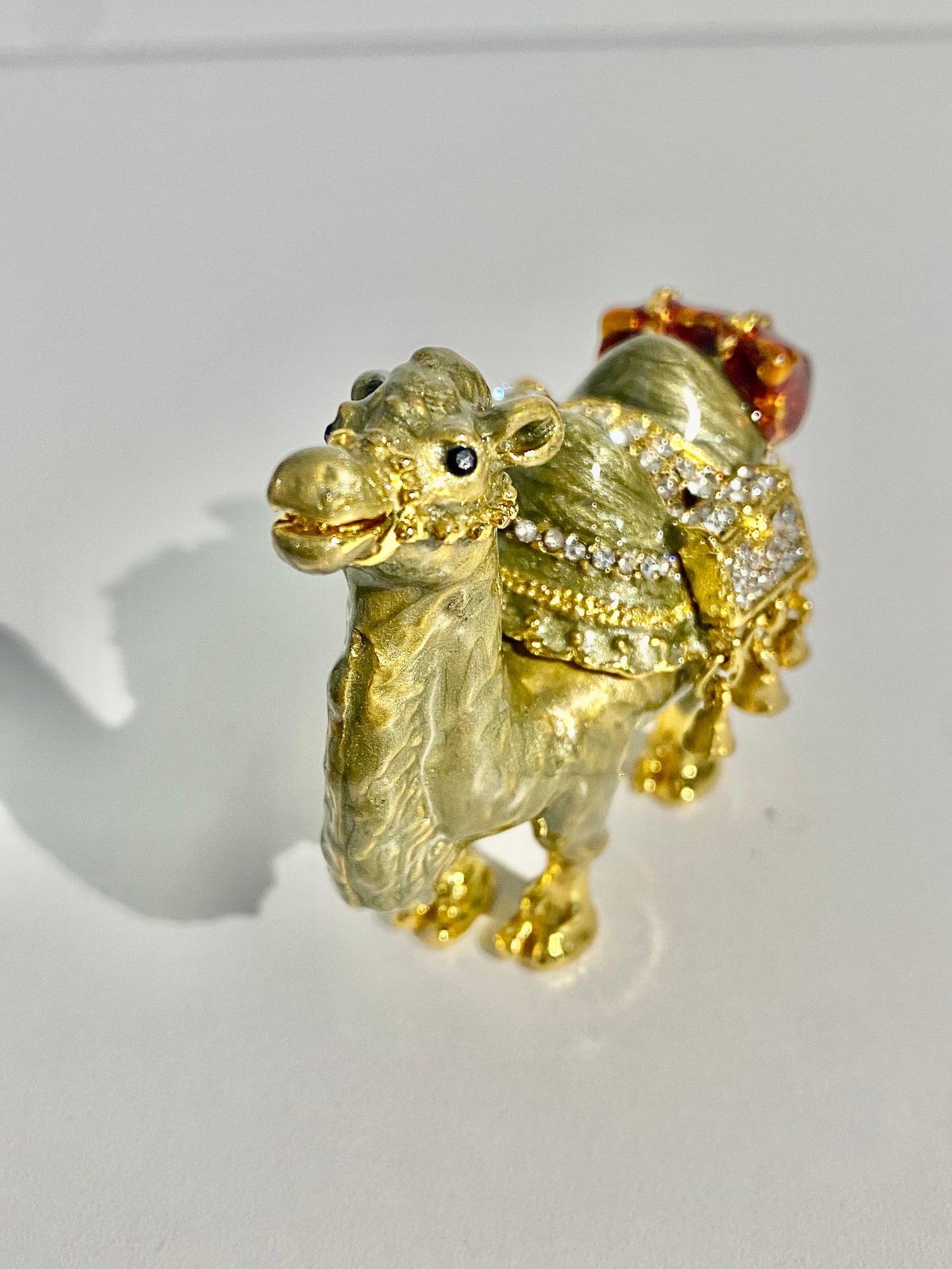 Golden Camel Trinket Box