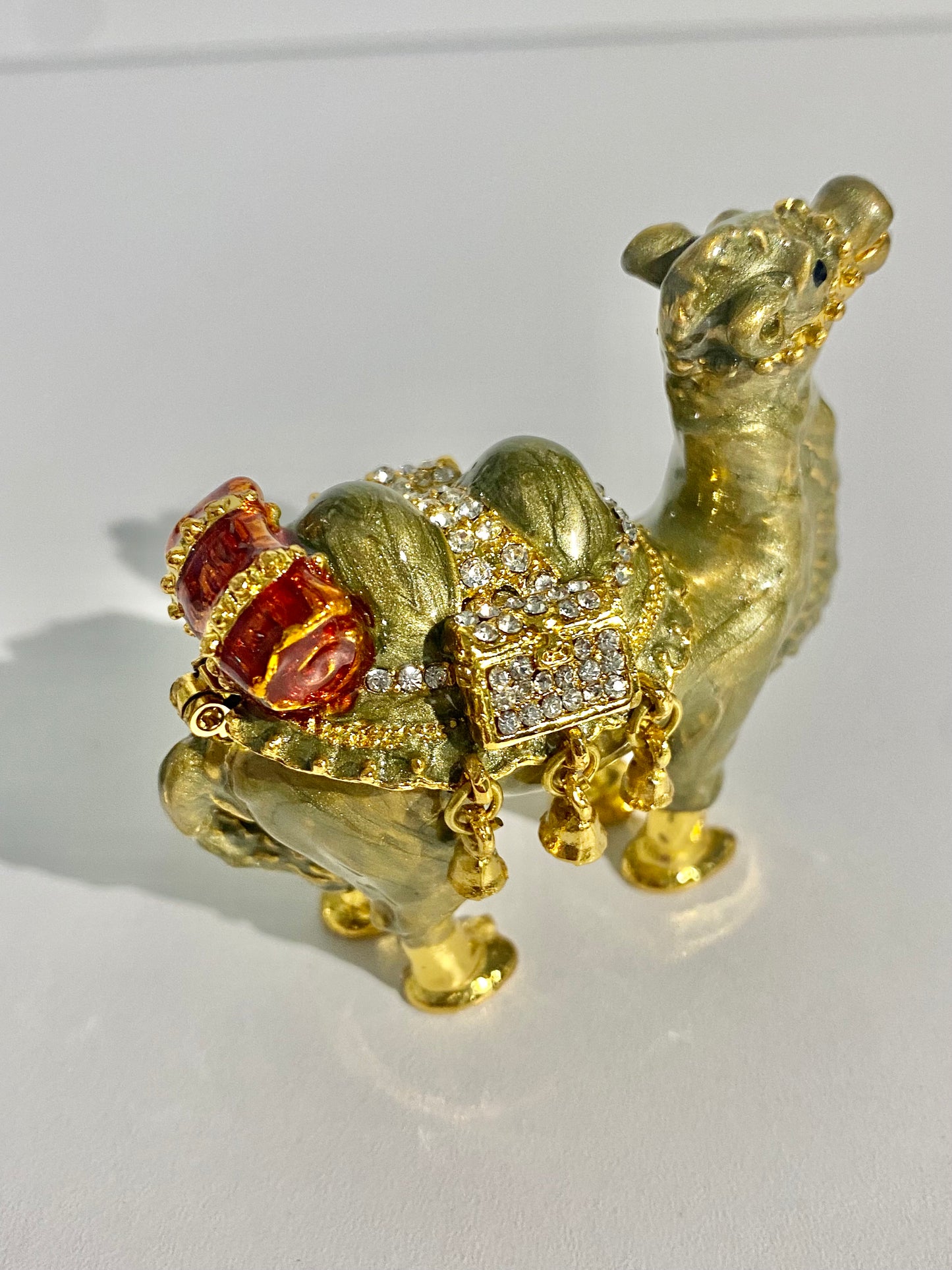 Golden Camel Trinket Box