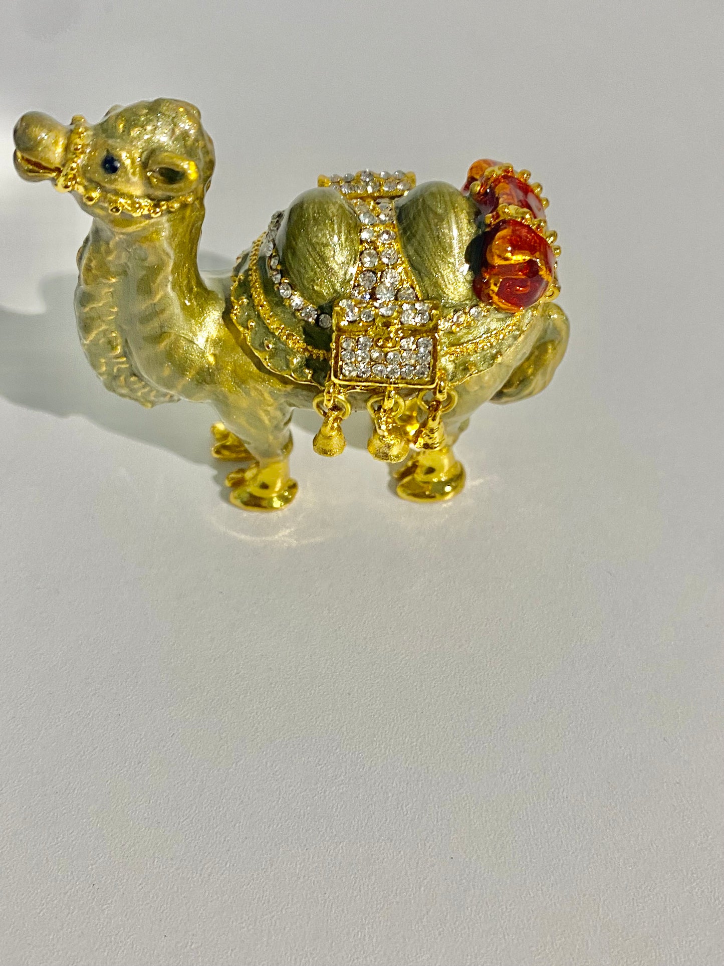 Golden Camel Trinket Box