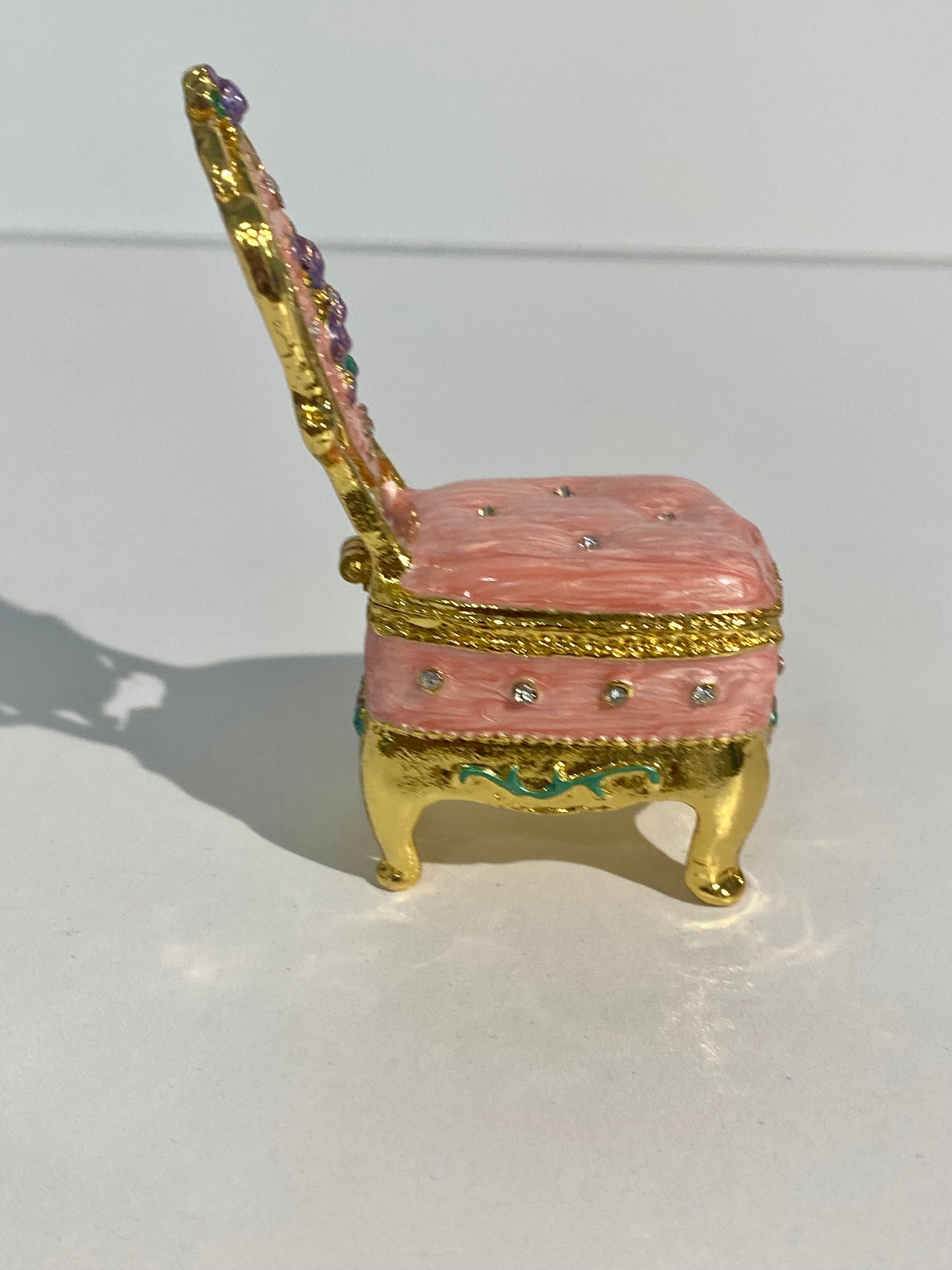 Pretty in Pink Chair Trinket Box