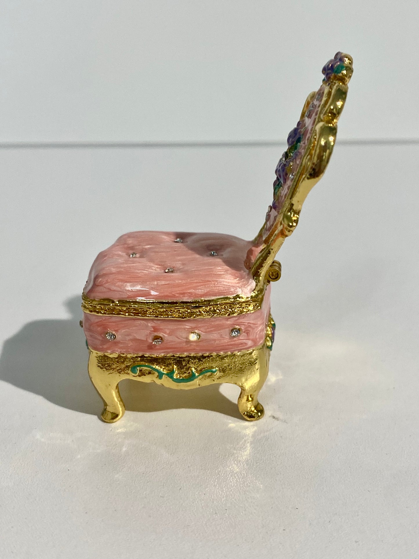 Pretty in Pink Chair Trinket Box