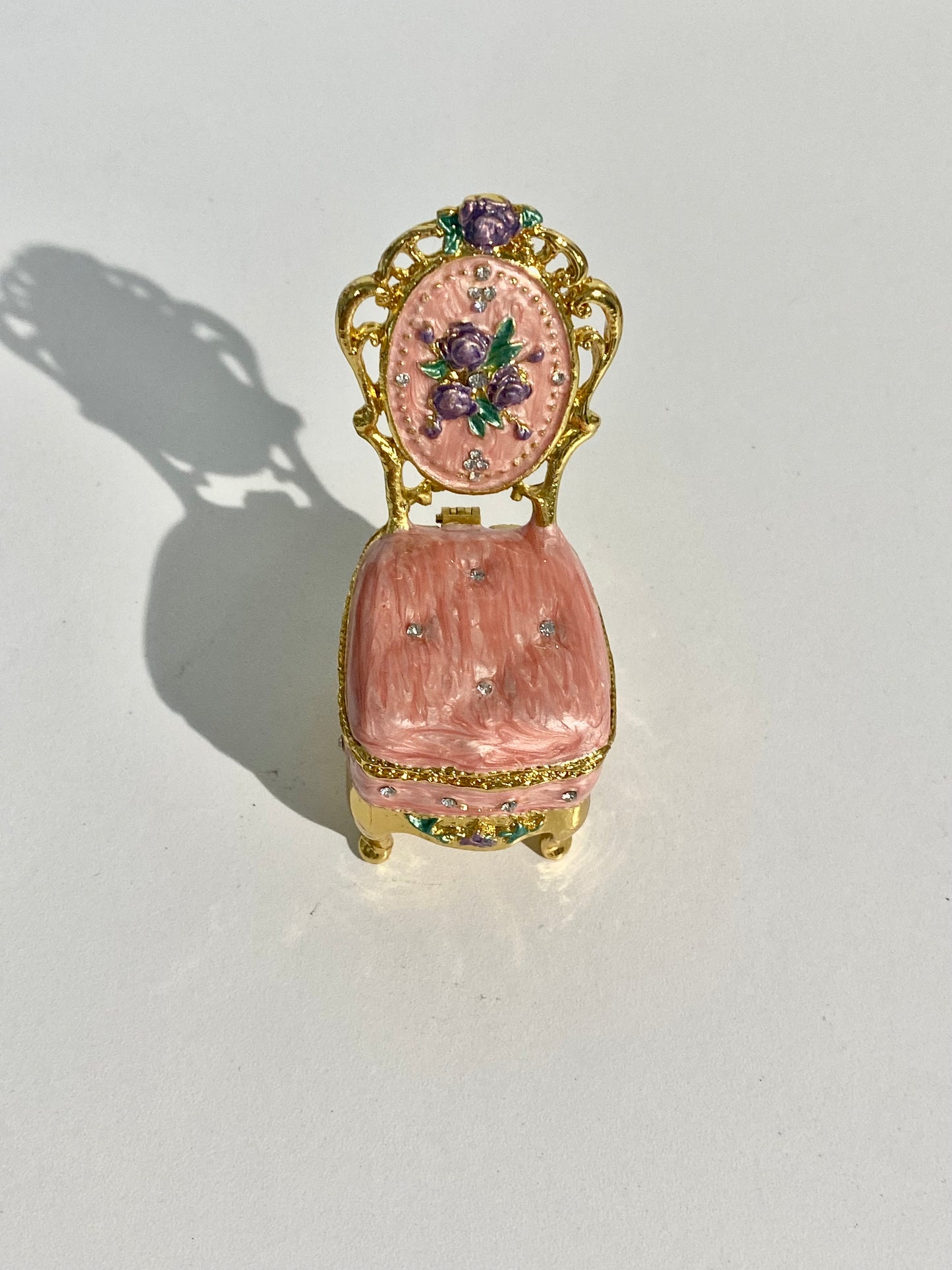 Pretty in Pink Chair Trinket Box