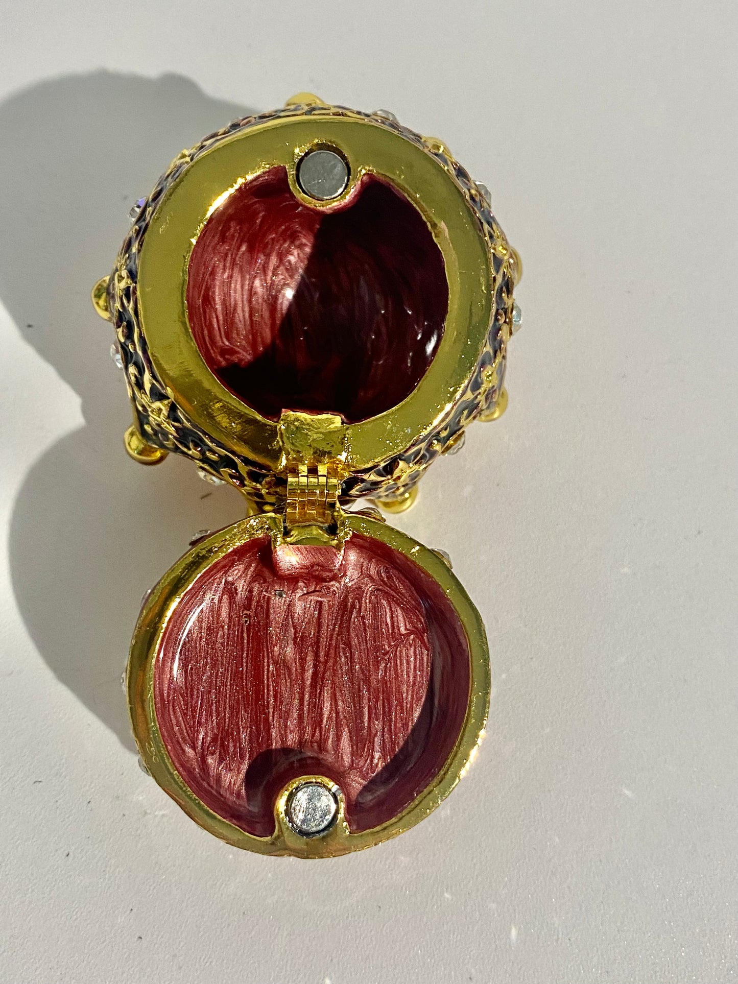 Red Crown Trinket Box