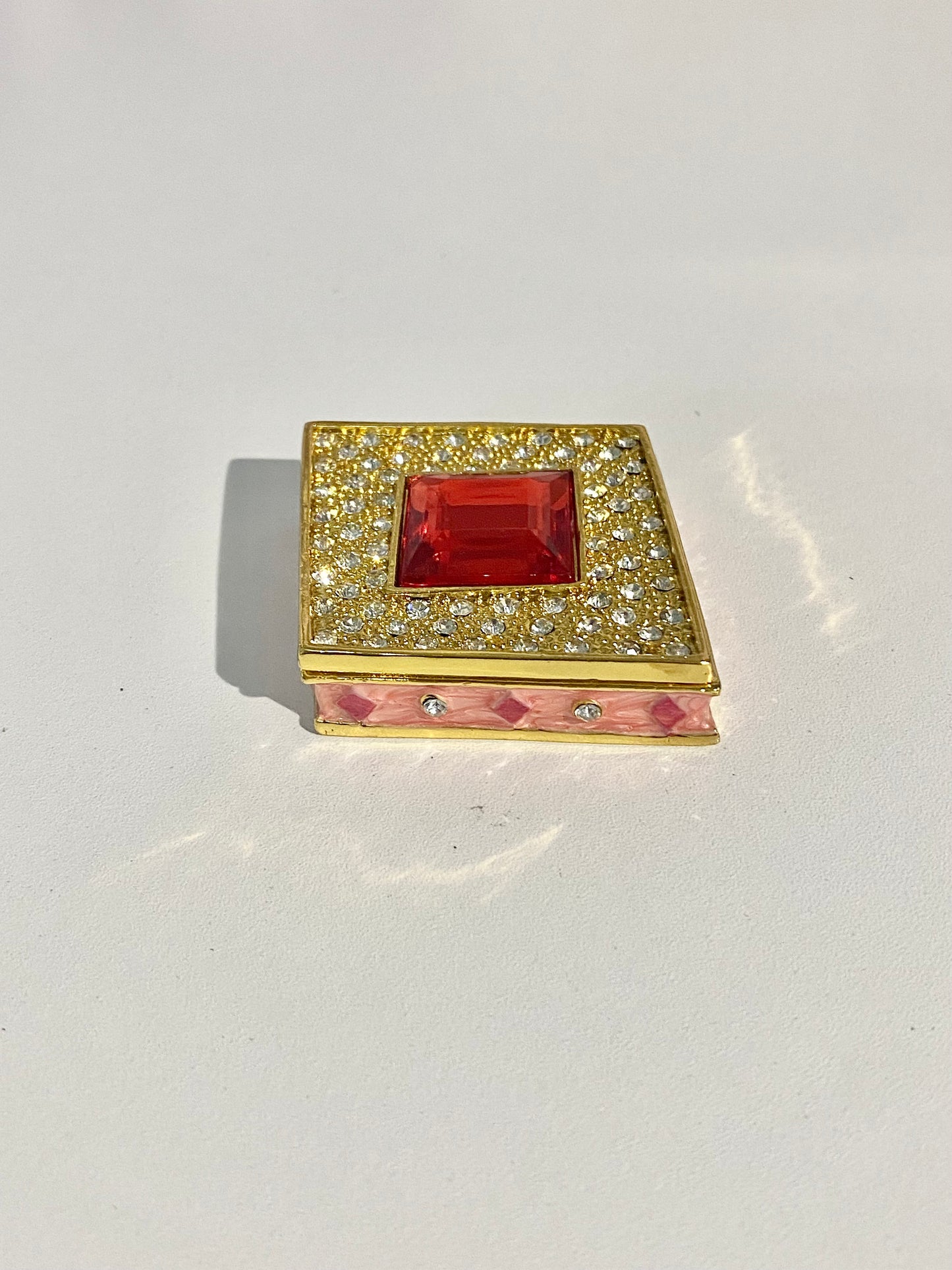 Ruby Diamond Trinket Box