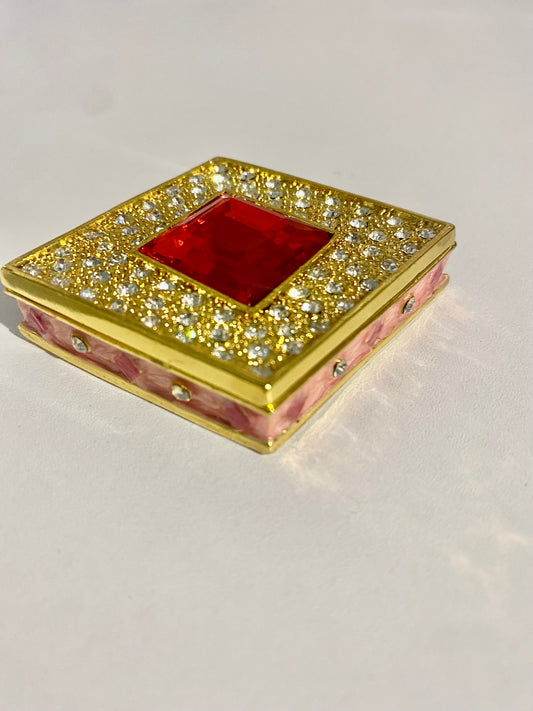 Ruby Diamond Trinket Box