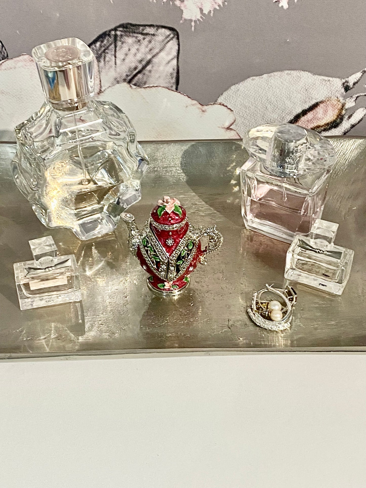 Red Teapot Trinket Box