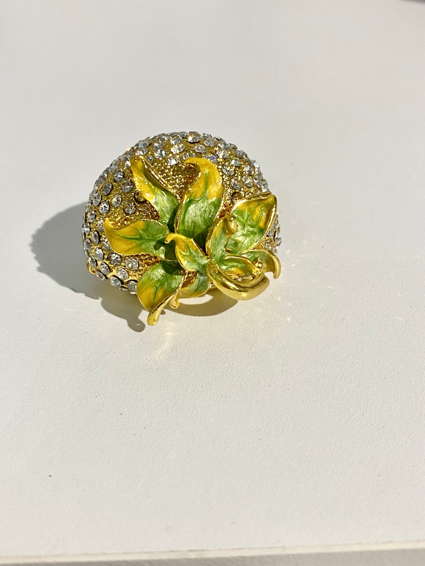 Strawberry Diamond Trinket Box