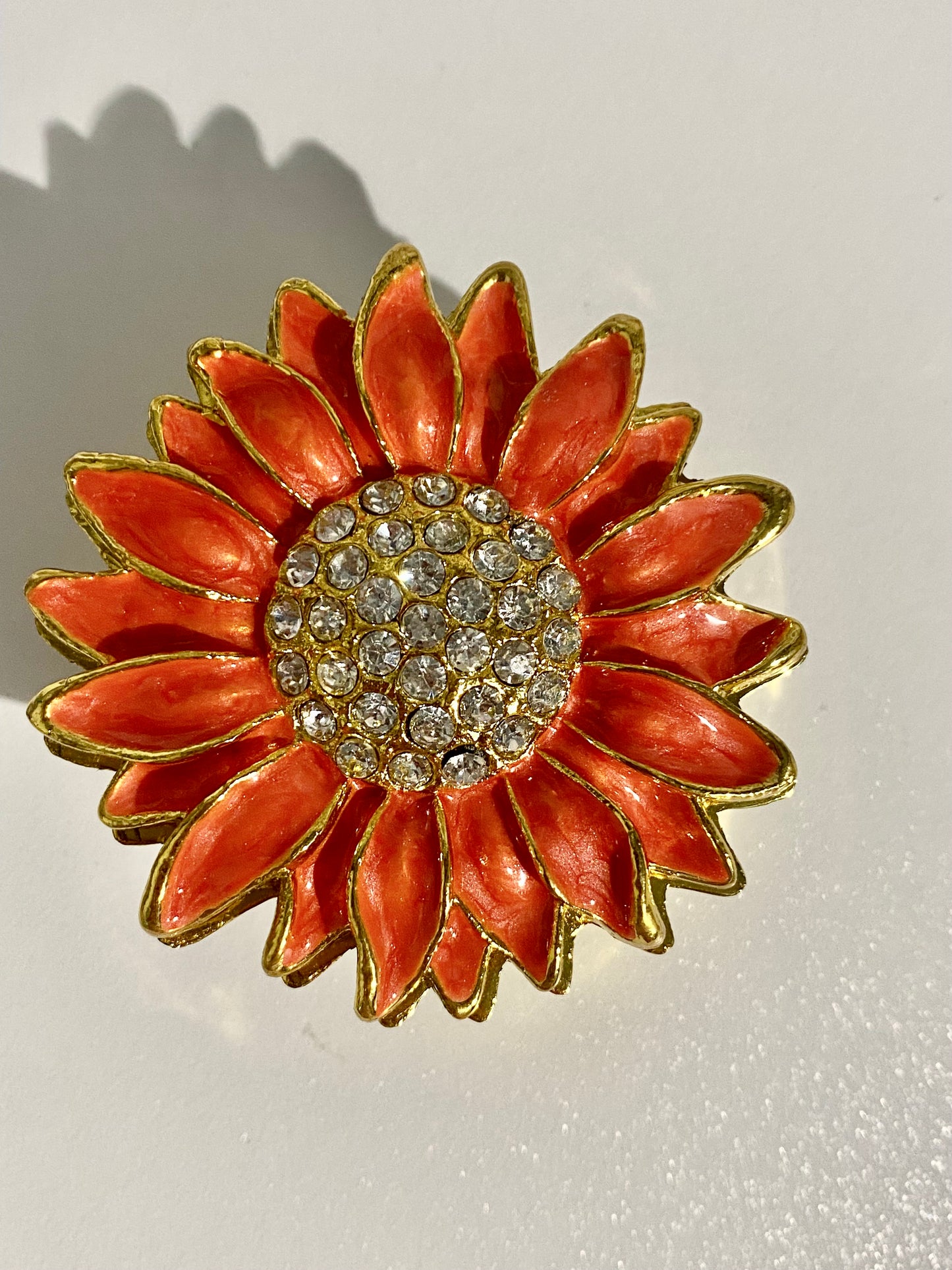 Sunflower Trinket Box