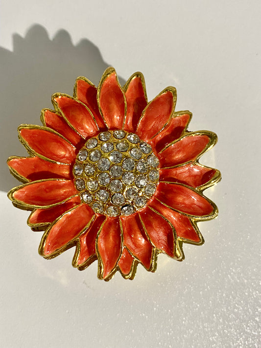 Sunflower Trinket Box