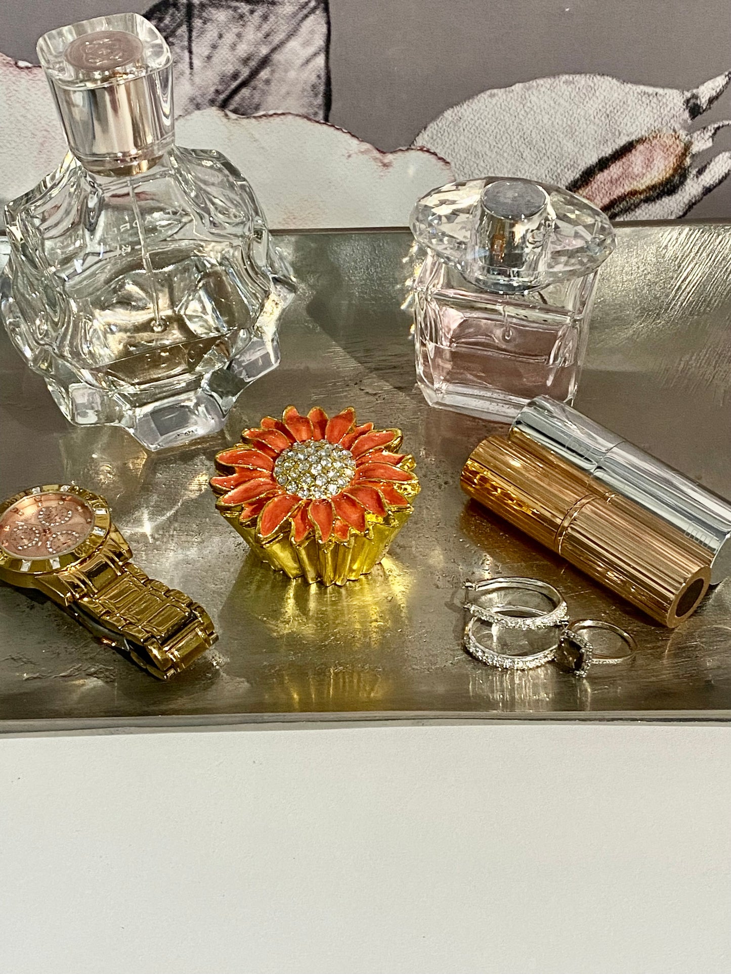 Sunflower Trinket Box