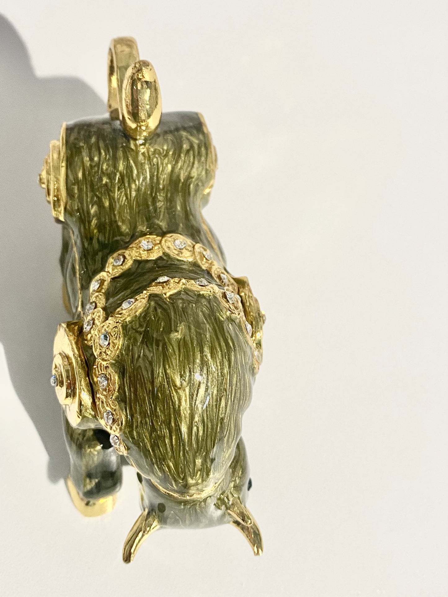 Golden Bull Trinket Box
