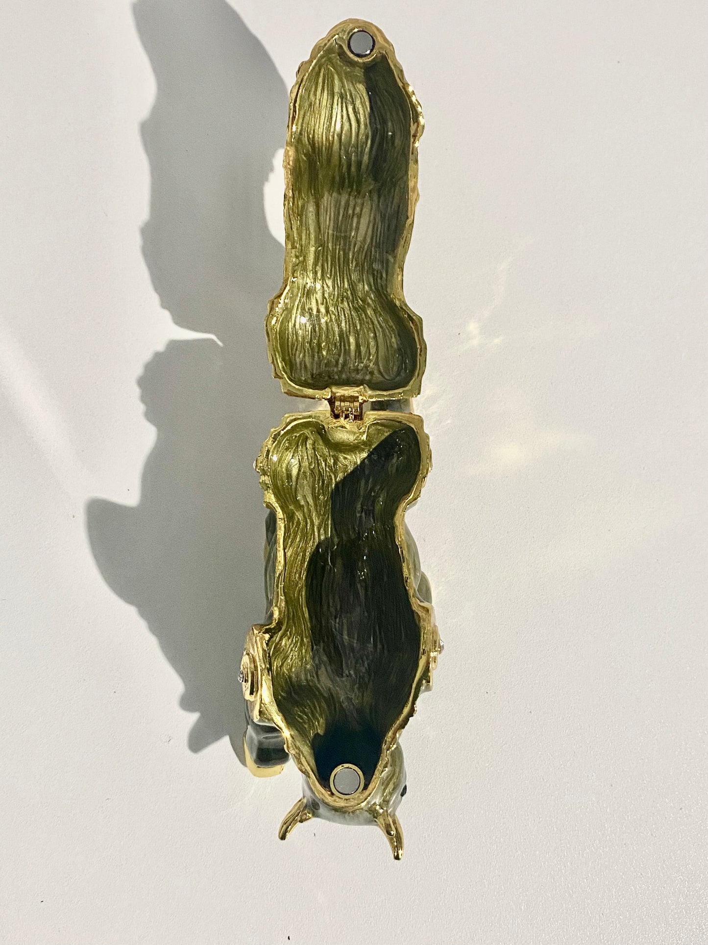 Golden Bull Trinket Box