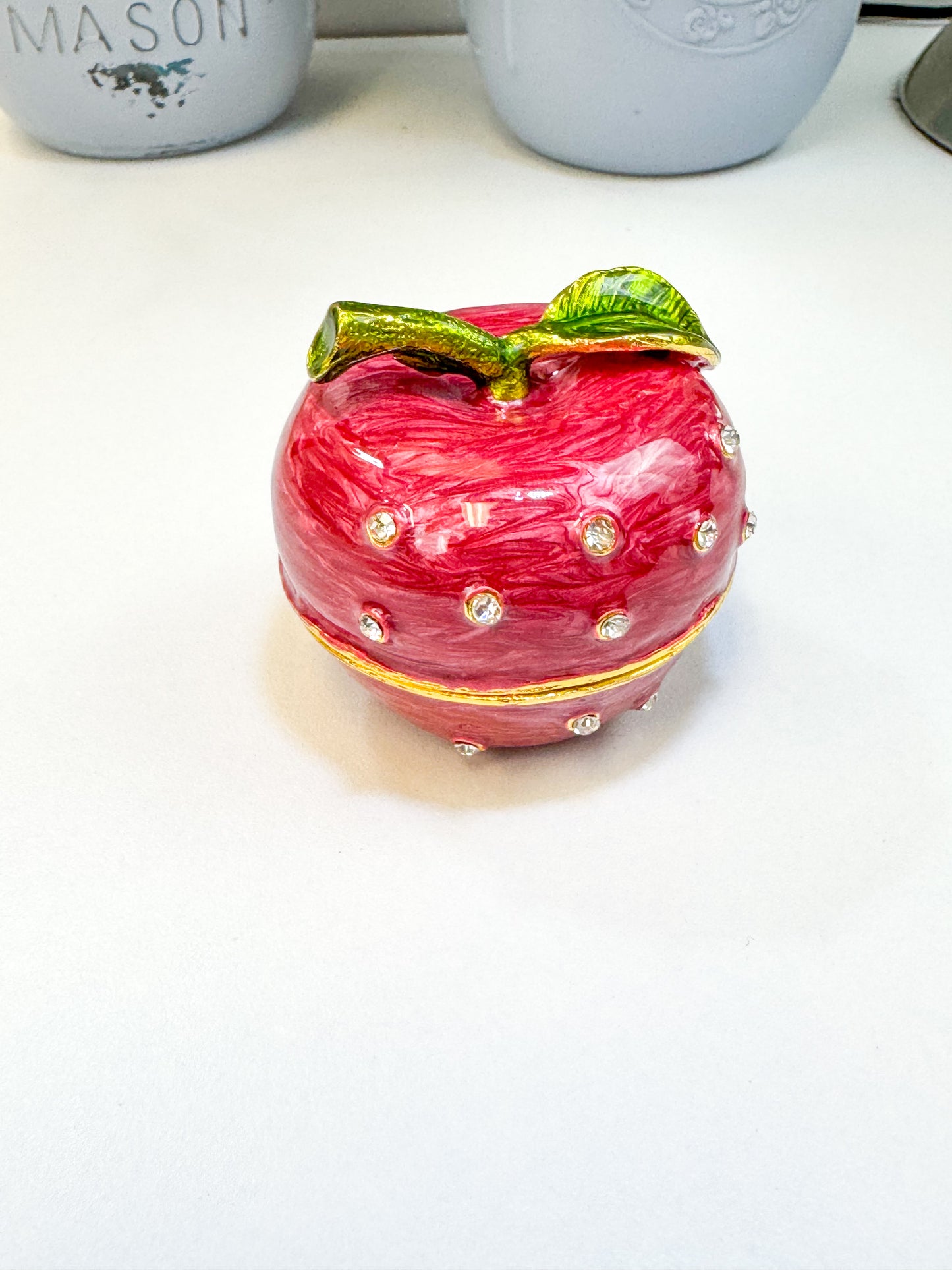 Red Granny Apple Trinket Box